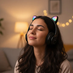 Auriculares con Orejas de Gato Iluminadas RGB – Sonido Envolvente 7.1