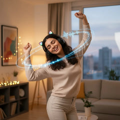 Auriculares con Orejas de Gato Iluminadas RGB – Sonido Envolvente 7.1