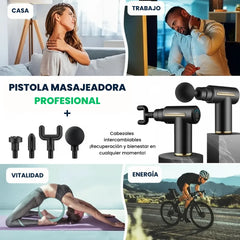 Pistola Masajeadora – Alivio Muscular Instantáneo en Casa