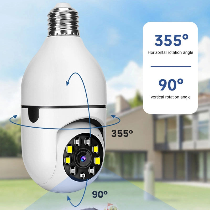 WiFi Panorama Camera – Vigilancia 360° con Visión Nocturna WiFi Panorama Camera – Vigilancia 360° con Visión Nocturna