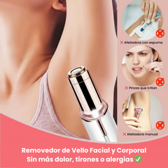 Depiladora Facial Eléctrica – Piel Suave al Instante | Sin Dolor ni Irritación