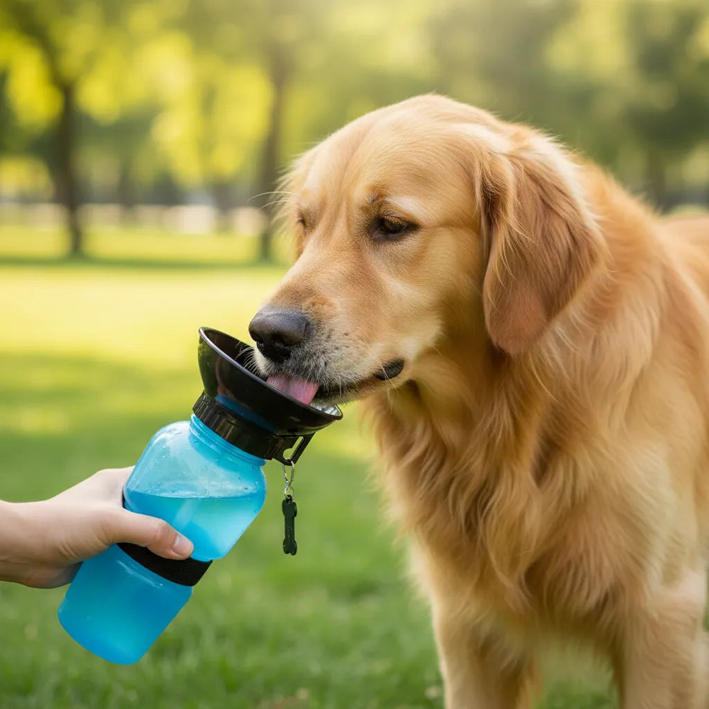 Botella Bebedero Portátil Para Mascotas - Hidratación en Cada Paseo Botella Bebedero Portátil Para Mascotas - Hidratación en Cada Paseo