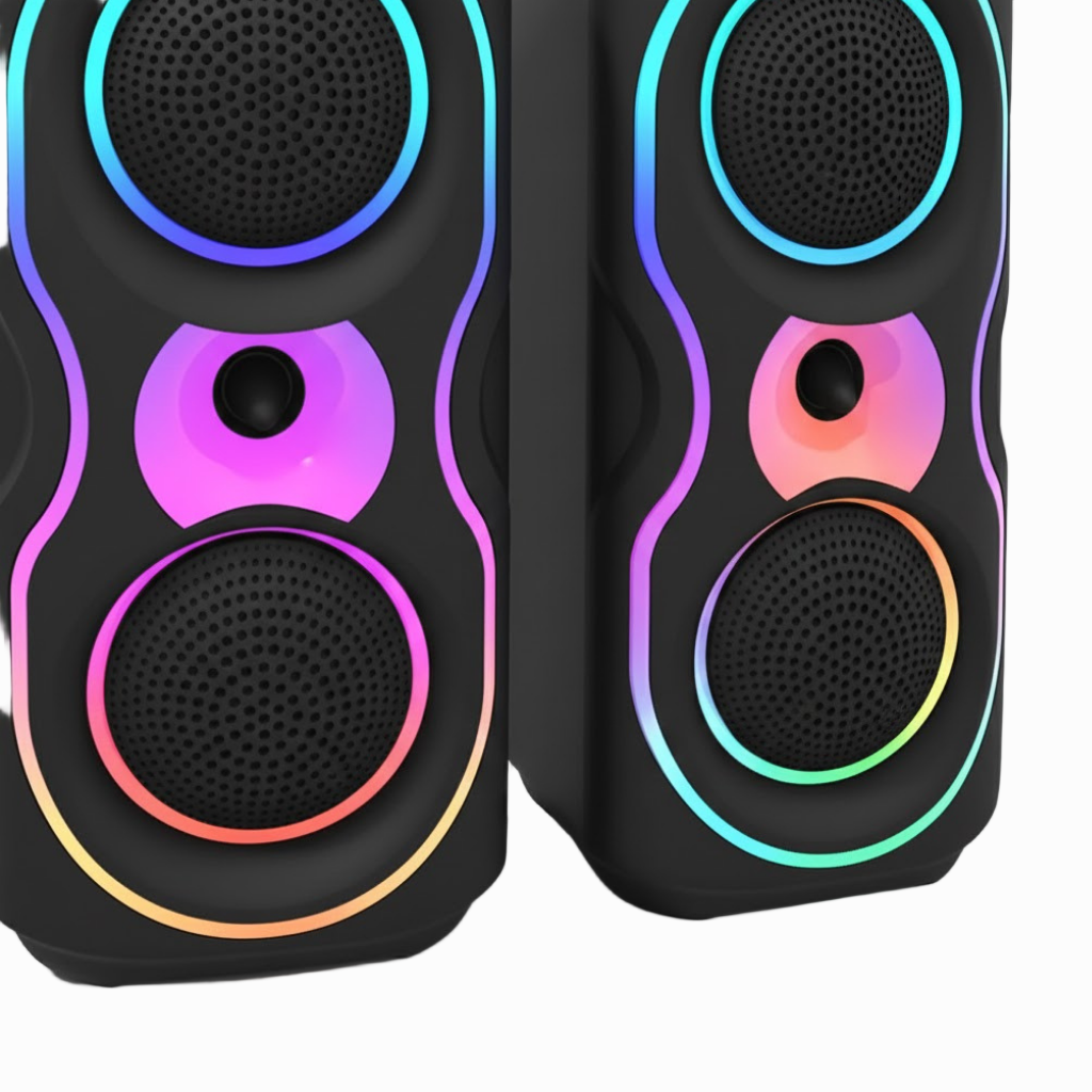 Parlante Karaoke - Potencia, luz y karaoke en movimiento - 40 x 15 x15