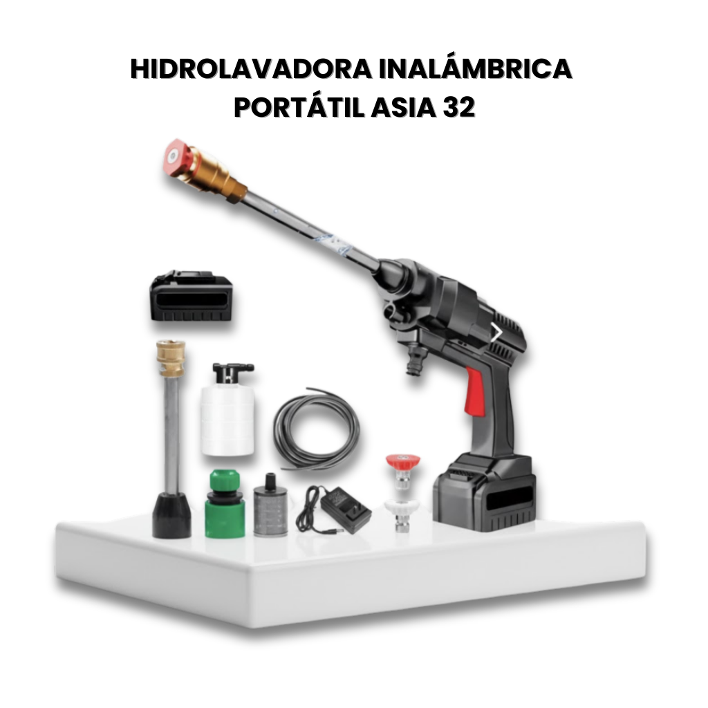 HIDROLAVADORA INALÁMBRICA PORTÁTIL ASIA 32