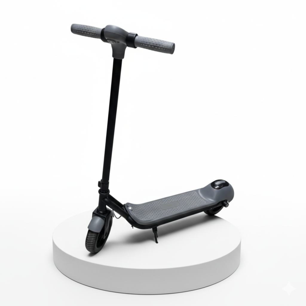 Monopatín eléctrico — Vel. máx 14 km/h · Motor 110W · Carga máx 60 kg · Batería 2–3 h