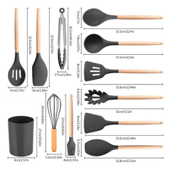 Set 12 Utensilios de Cocina
